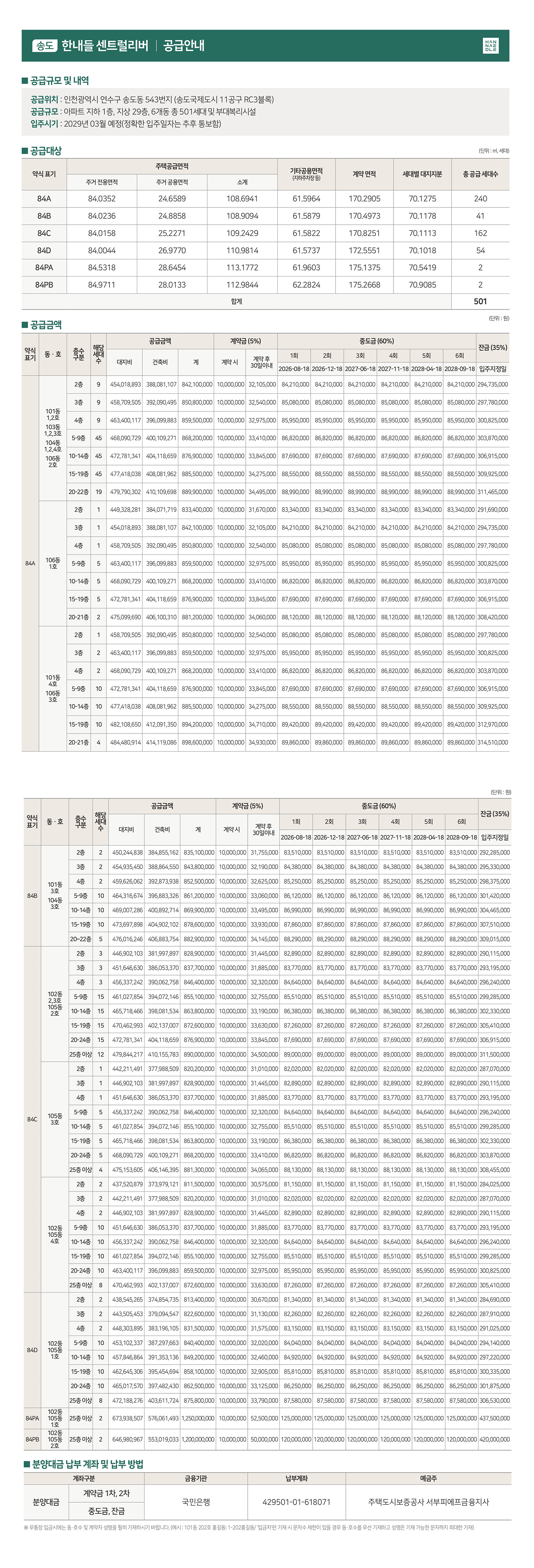 공급안내
